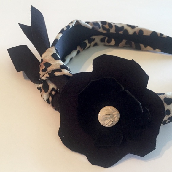 Animal print Art Deco headband main image 5
